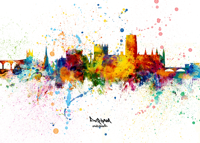 Durham England Skyline