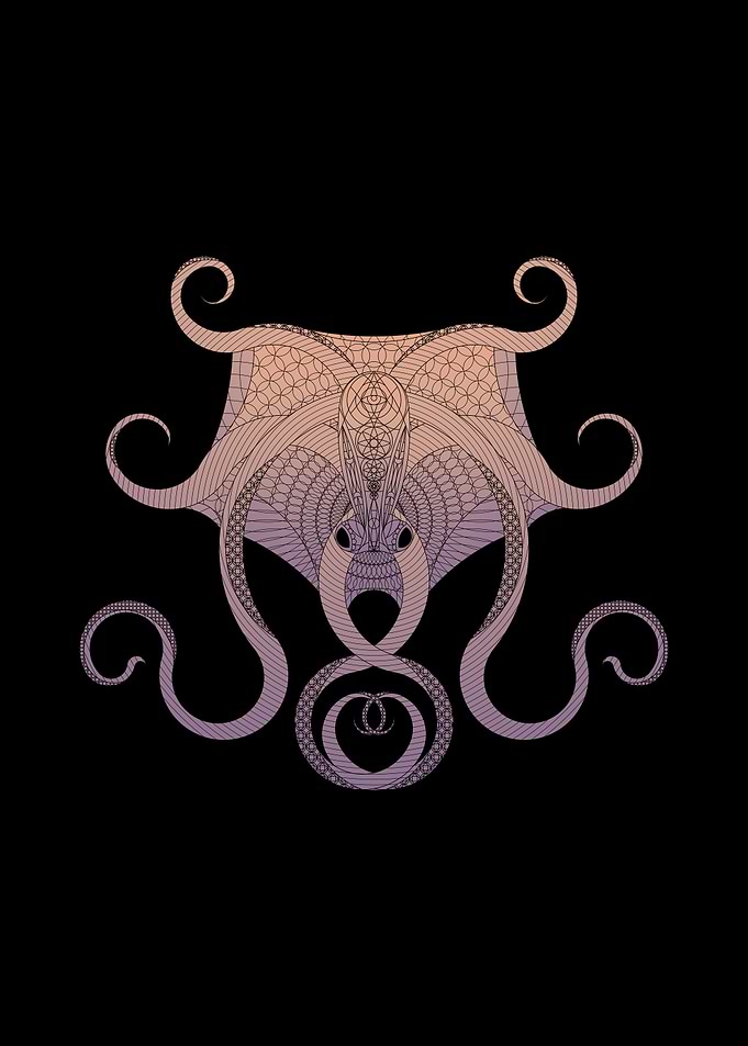 Geometric Squid Octopus