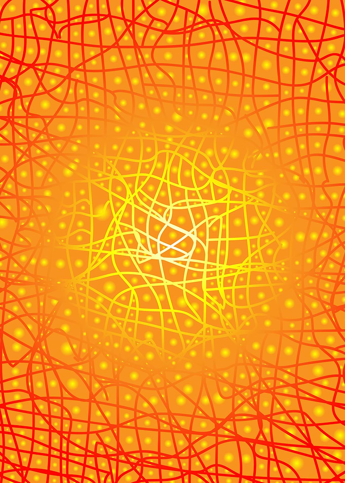 A hot abstract molten lava
