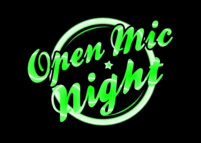 Open Mic Night Florescent