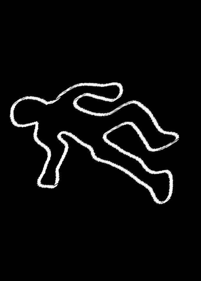 Crime Scene Chalk Outline