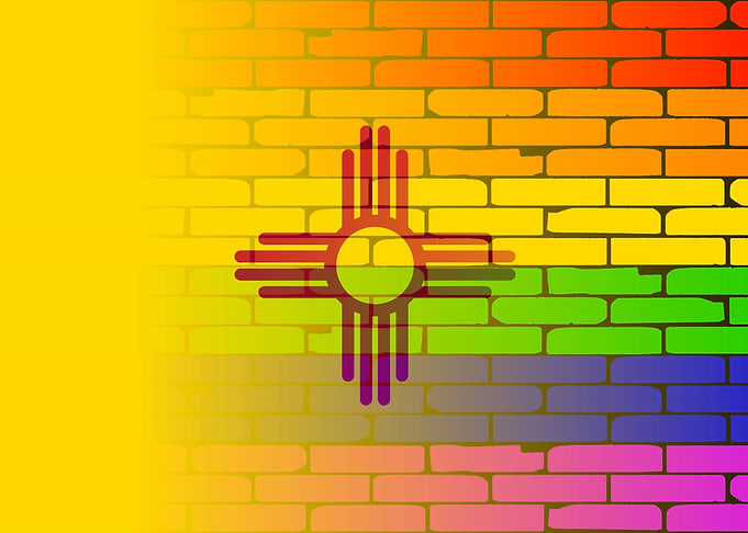 Rainbow Wall New Mexico