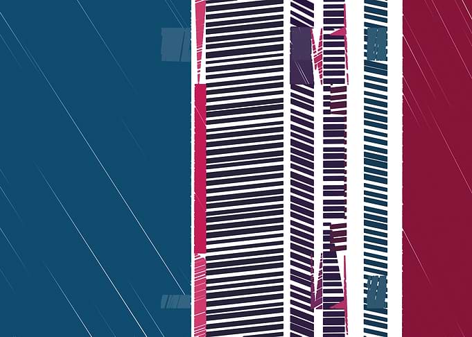 colored lines and stripes