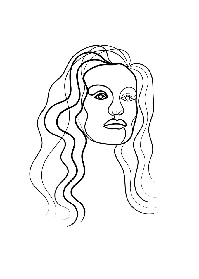 Long Haired Woman