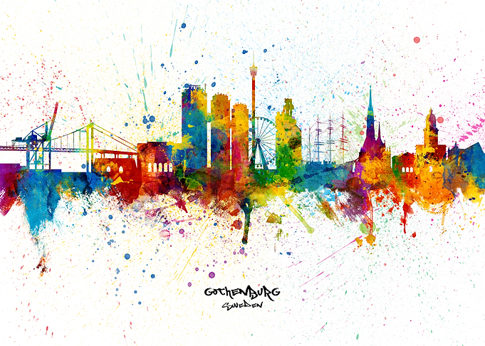 Gothenburg Sweden Skyline