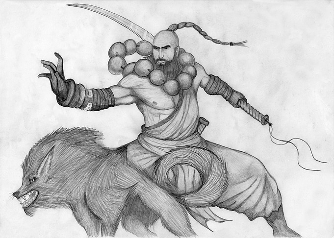 Monk warrior