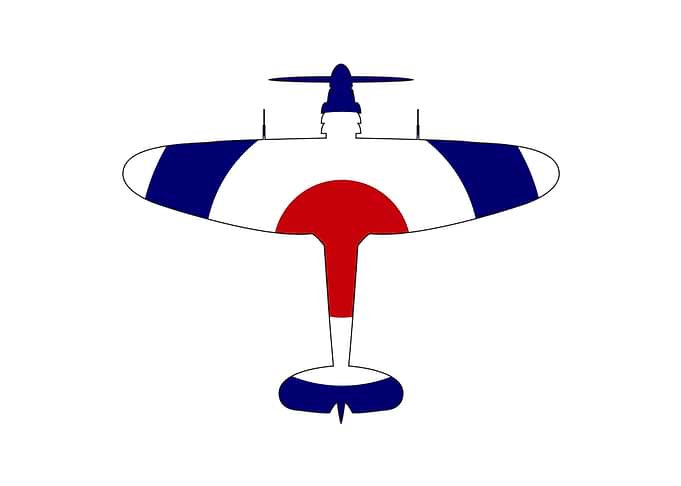 World War 2 Fighter Red Wh