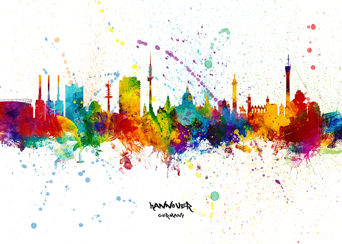Hannover Germany Skyline