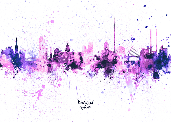 Dublin Ireland Skyline