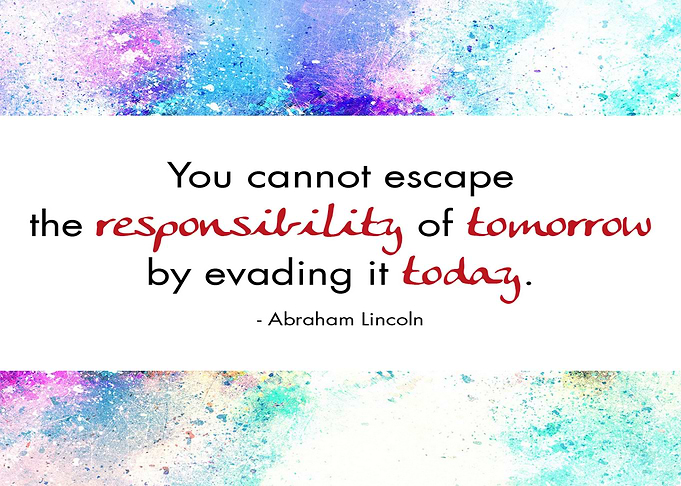 RESPONSABILITY OF TOMORROW