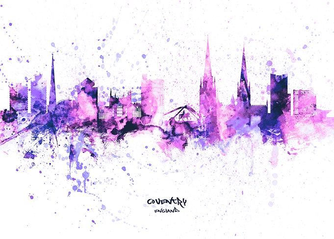 Coventry England Skyline