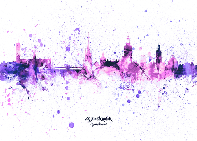 Stockholm Sweden Skyline