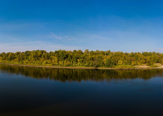 Panorama of autumn