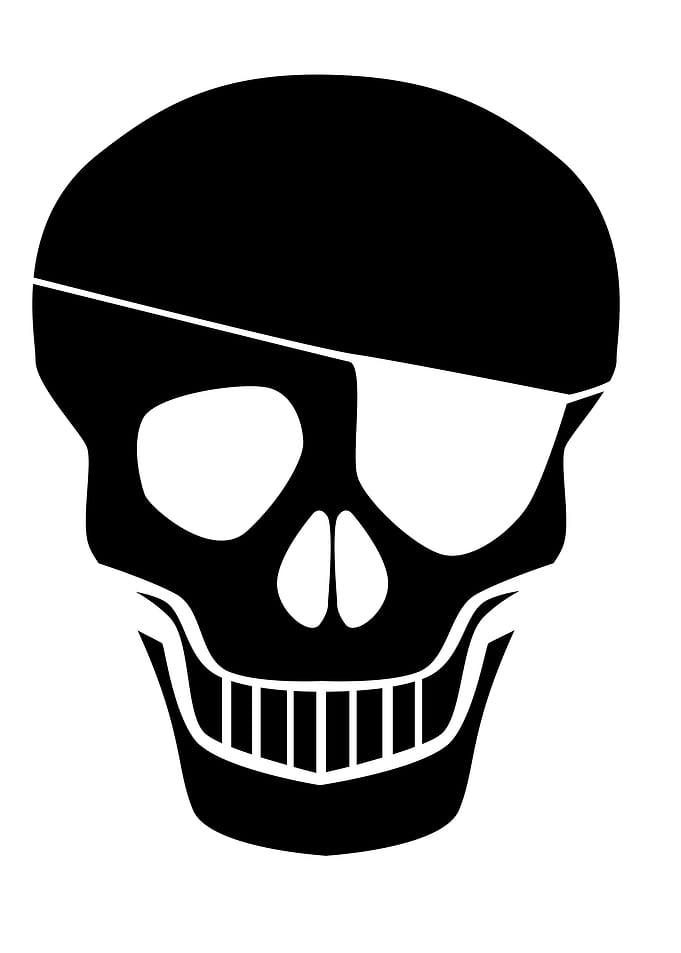 Black Skull Silhouette