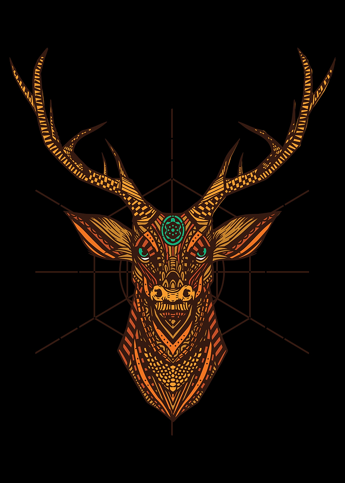 Mandala Deer