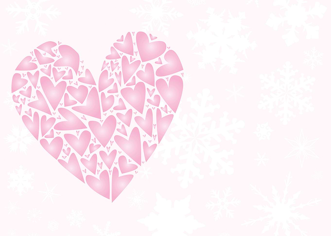 Winter Love With Heart