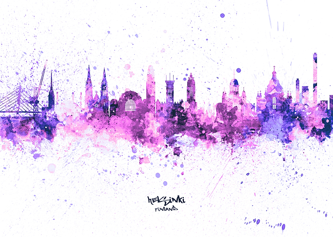 Helsinki Finland Skyline