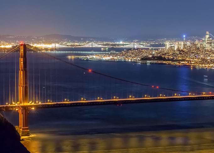 Nightfall over The Bay