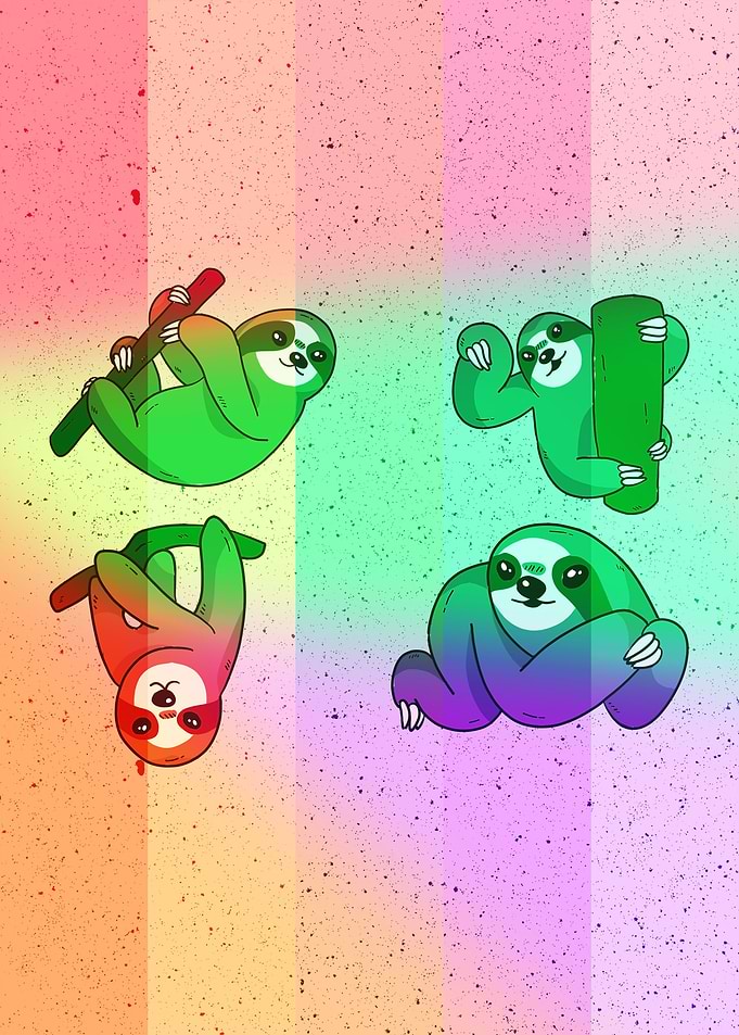 SLOTH RELAX LAZY