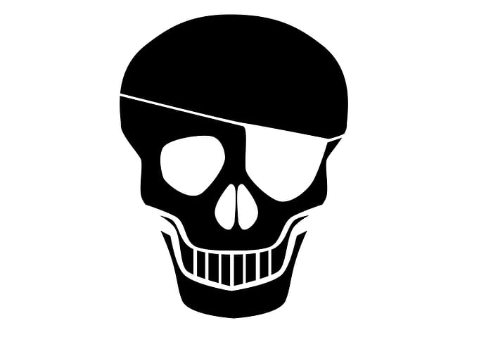 Black Skull Silhouette