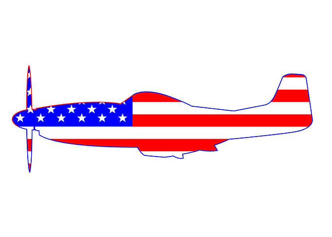 Mustang USA WW2 Fighter