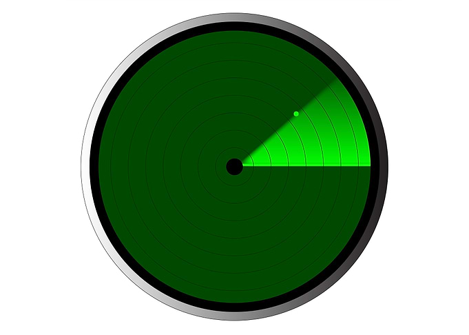 Radar Screen UFO Dot