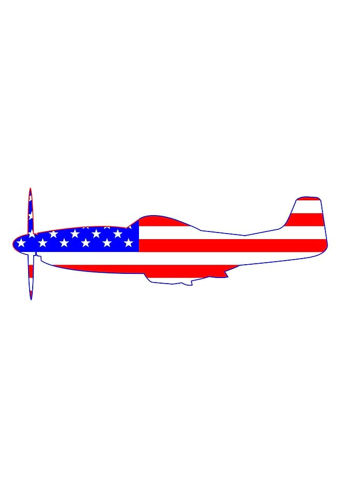 Mustang USA WW2 Fighter