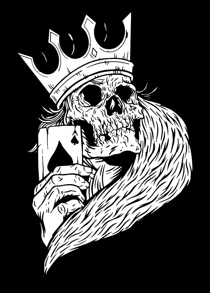 Poker skeleton