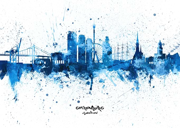 Gothenburg Sweden Skyline