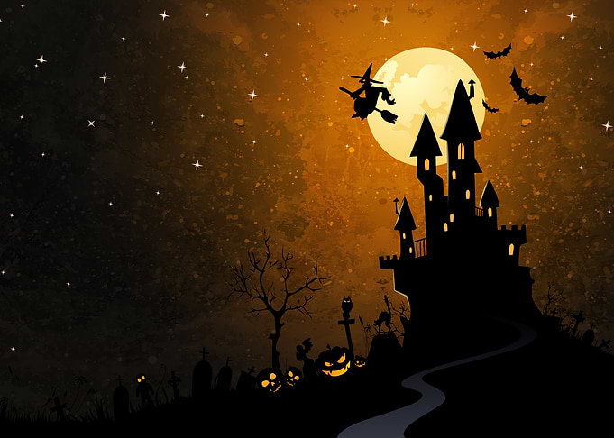 Halloween Eerie Night Sky