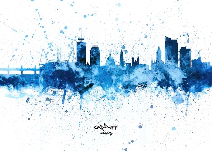 Cardiff Wales Skyline
