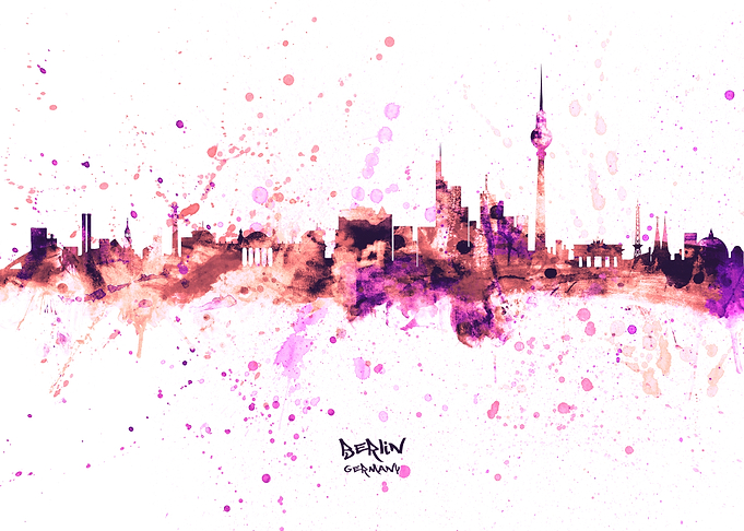 Berlin Germany Skyline