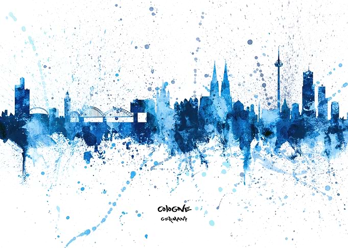 Cologne Germany Skyline