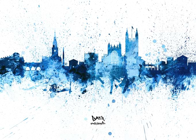Bath England Skyline