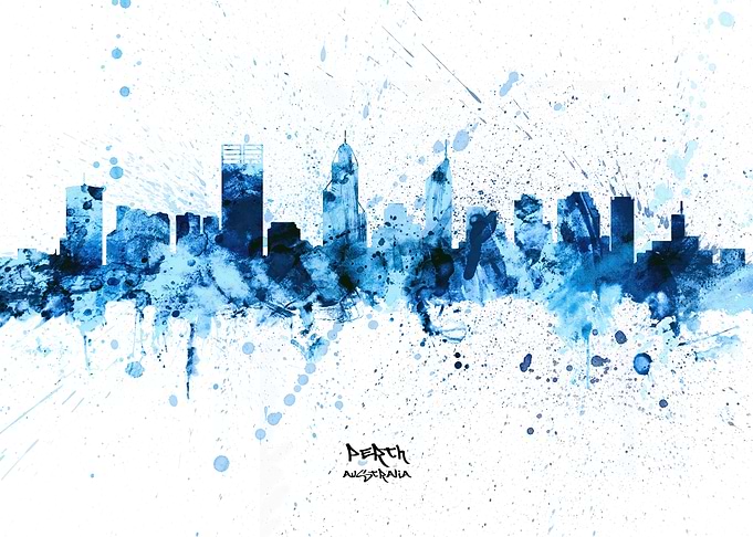 Perth Australia Skyline