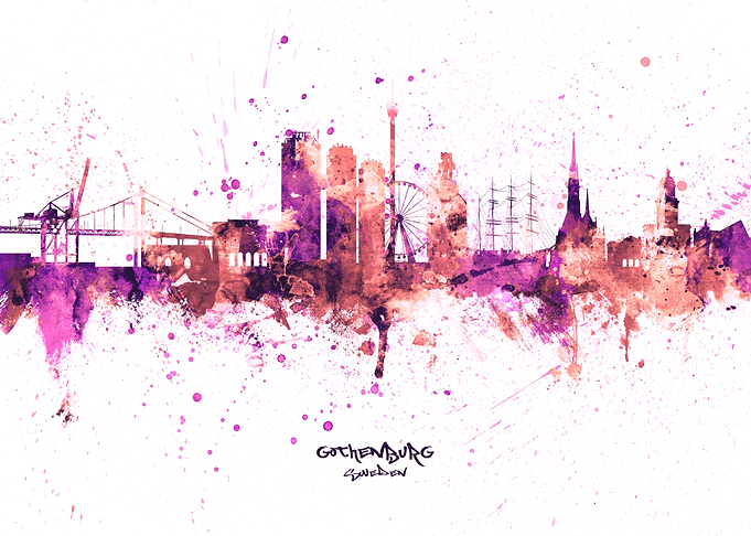 Gothenburg Sweden Skyline