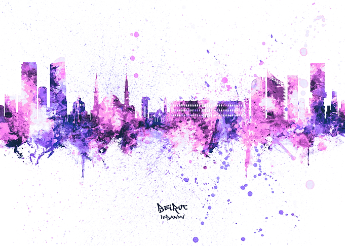 Beirut Lebanon Skyline