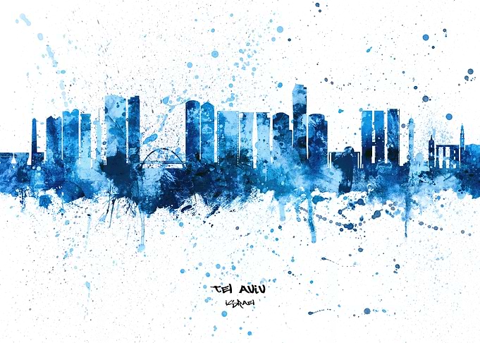 Tel Aviv Israel Skyline