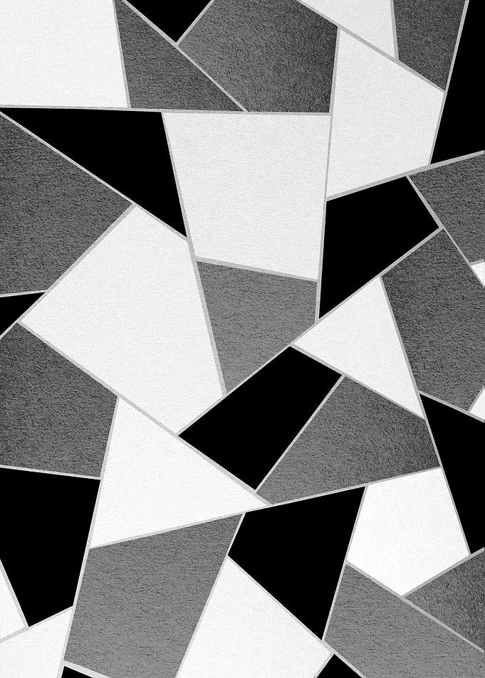 Gray Black White Geo 1