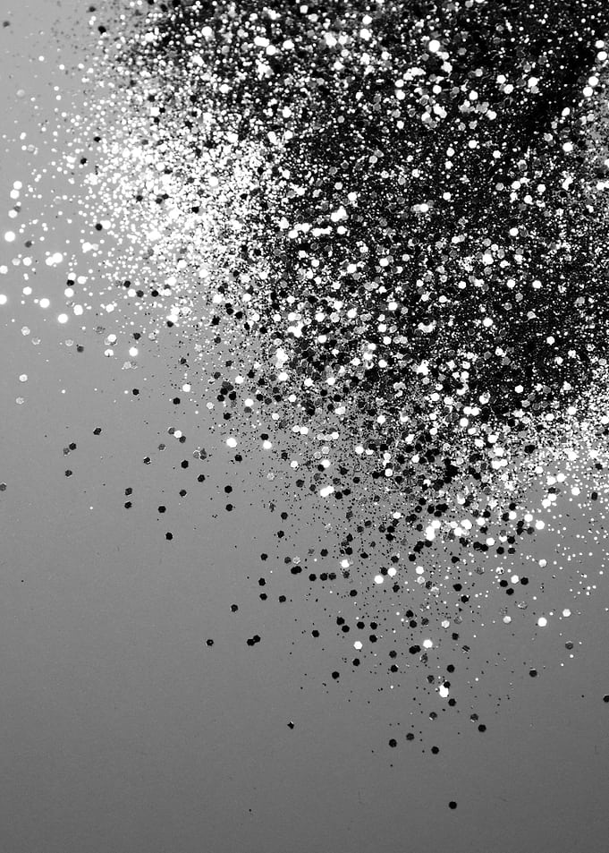 Sparkling Silver Glitter 1