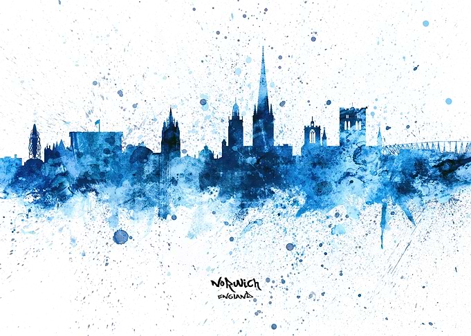 Norwich England Skyline