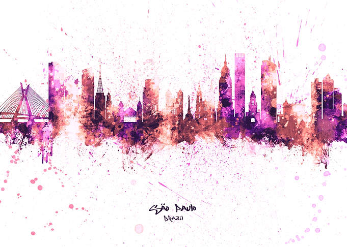 Sao Paulo Brazil Skyline