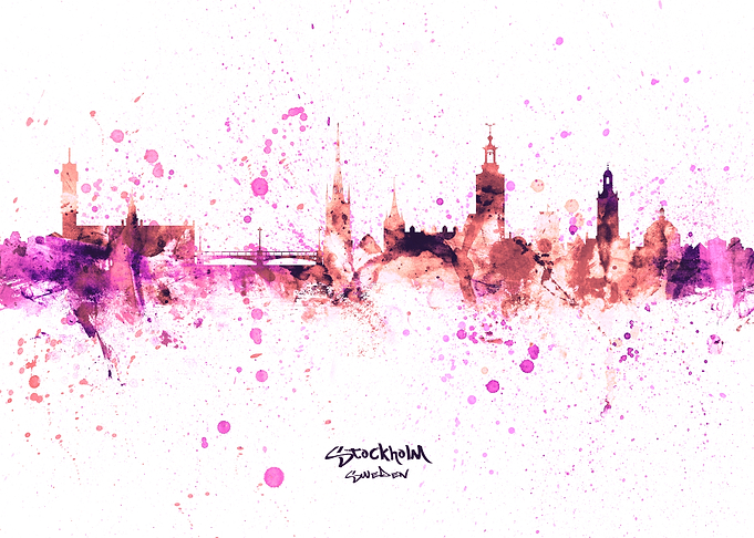 Stockholm Sweden Skyline