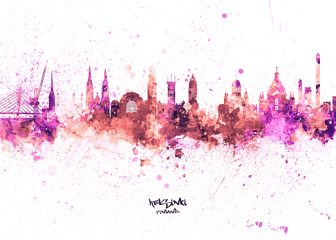Helsinki Finland Skyline