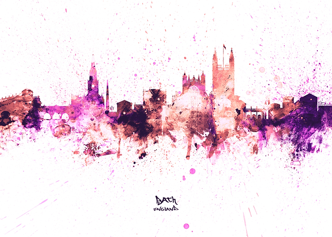 Bath England Skyline