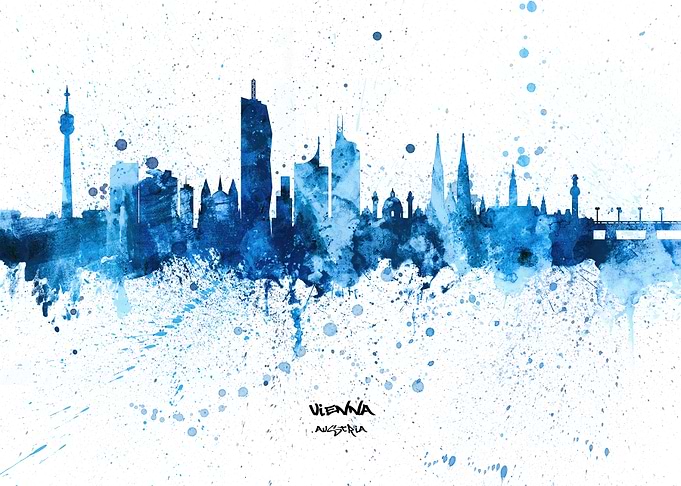 Vienna Austria Skyline