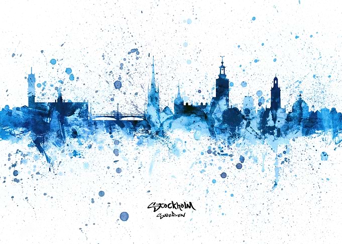 Stockholm Sweden Skyline