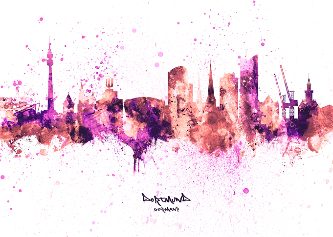 Dortmund Germany Skyline