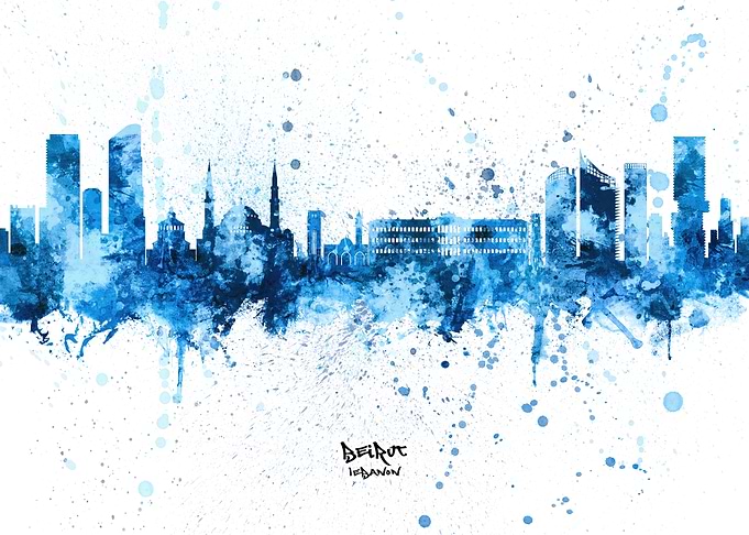 Beirut Lebanon Skyline