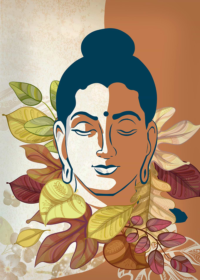 Buddha Face Artwork